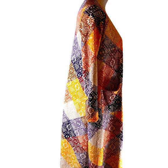 Lularoe Sarah Long Sleeve Multi-Color Duster Cardigan  Size Small - Picture 5 of 8